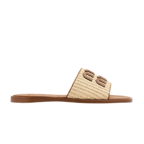 Miu Miu Wmns Slide 'Beige Brandy'