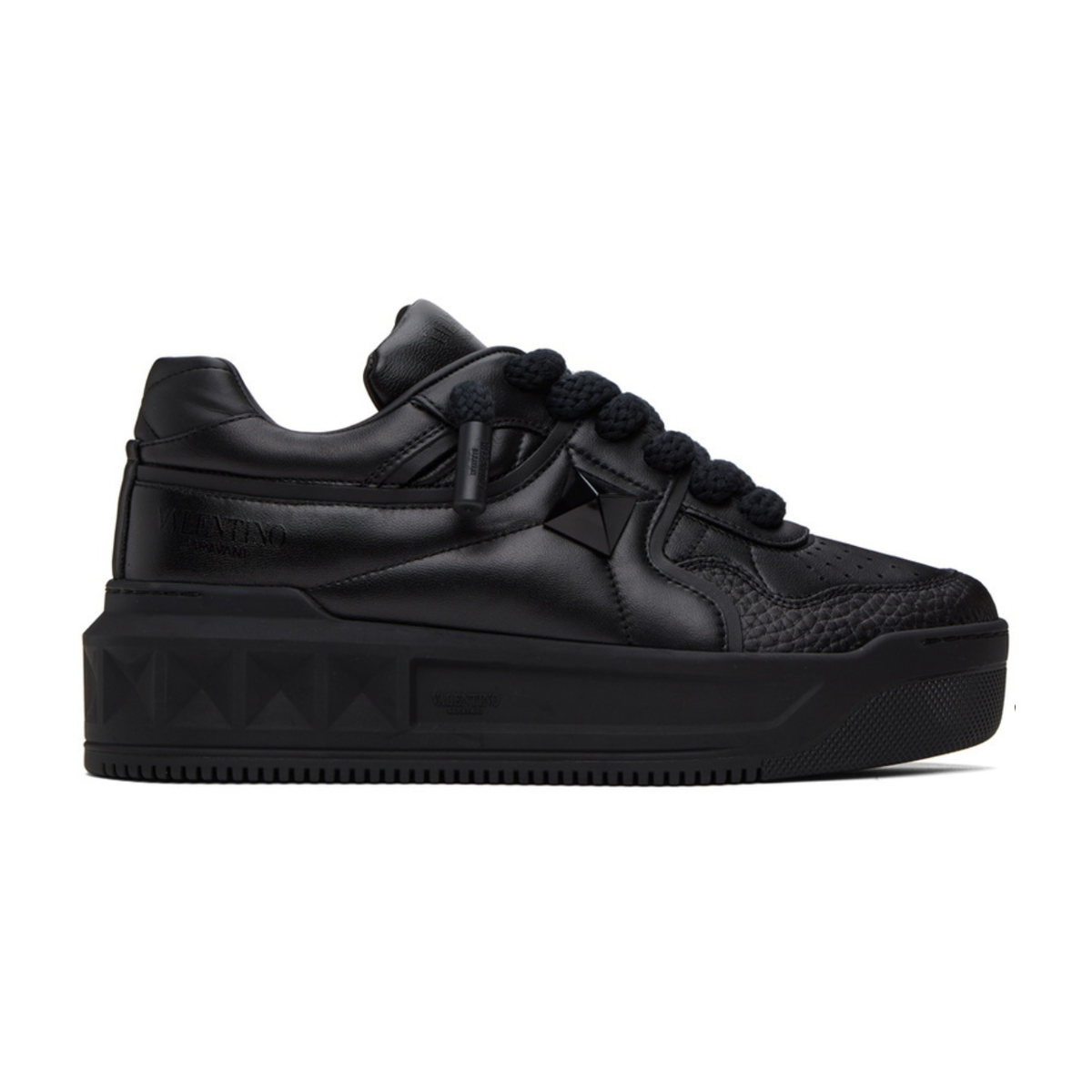 Valentino One Stud XL Low 'Black'