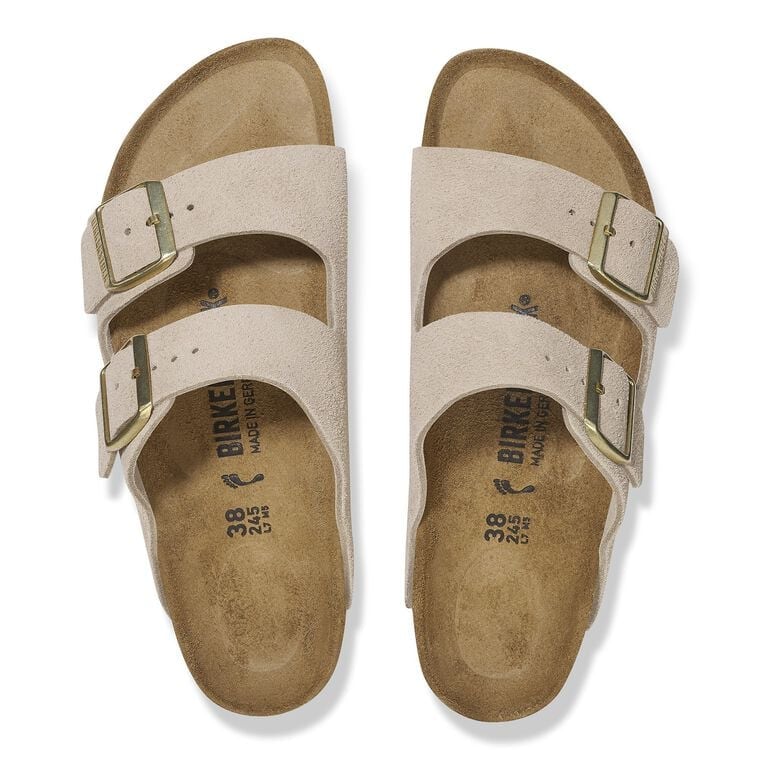 Birkenstock Arizona Suede Leather - Sandcastle