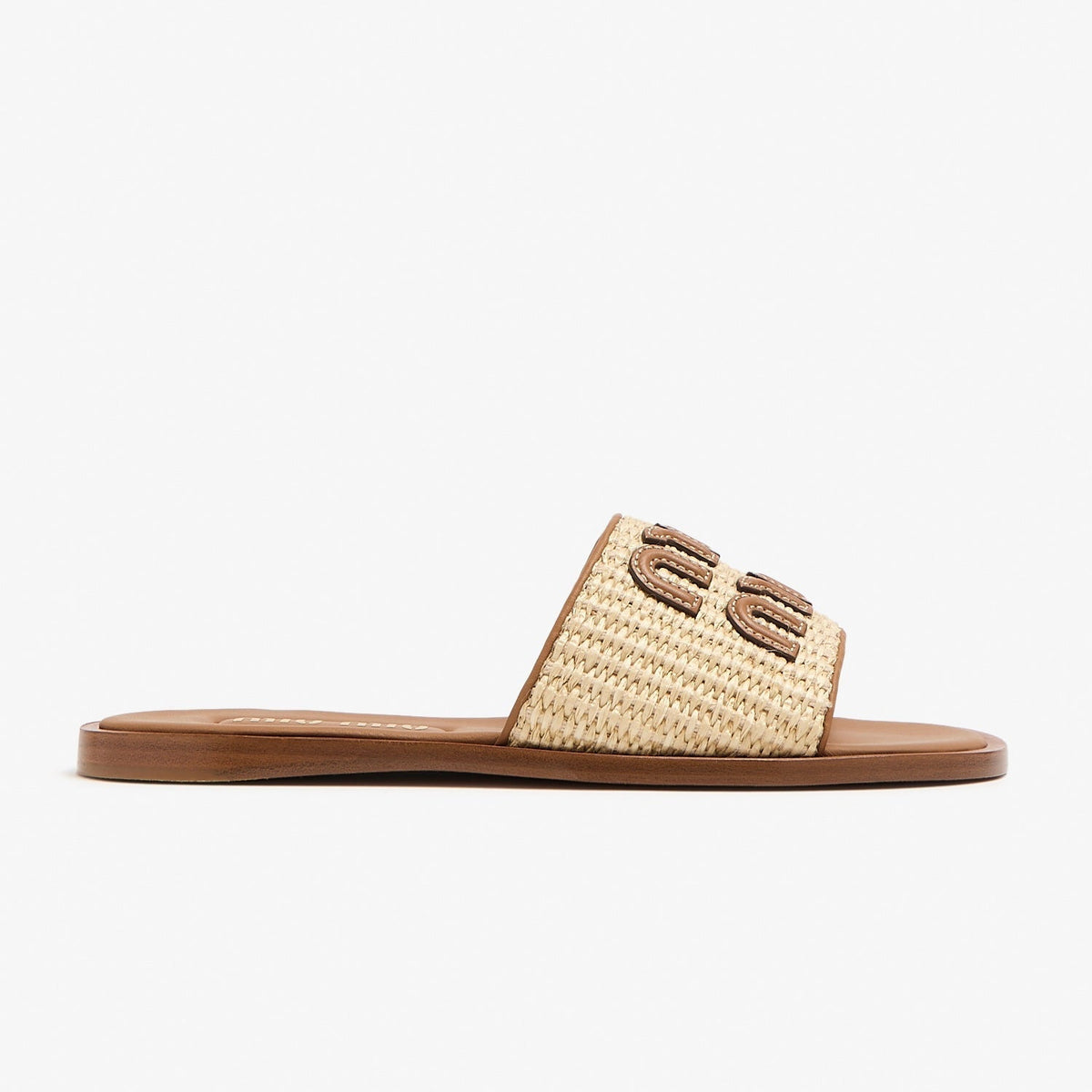 Miu Miu Wmns Slide 'Beige Brandy'