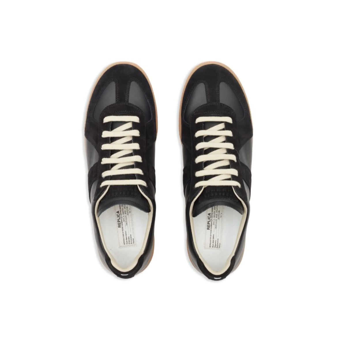 Maison Margiela - Replica leather and suede sneakers