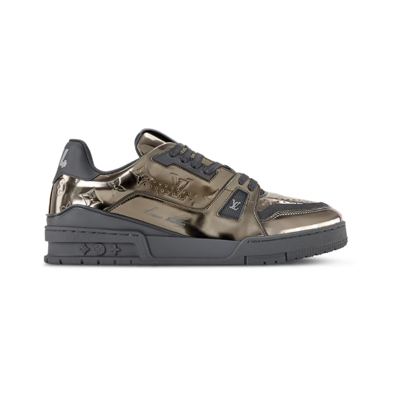 Louis Vuitton LV Trainer Sneakers – Gold / Black