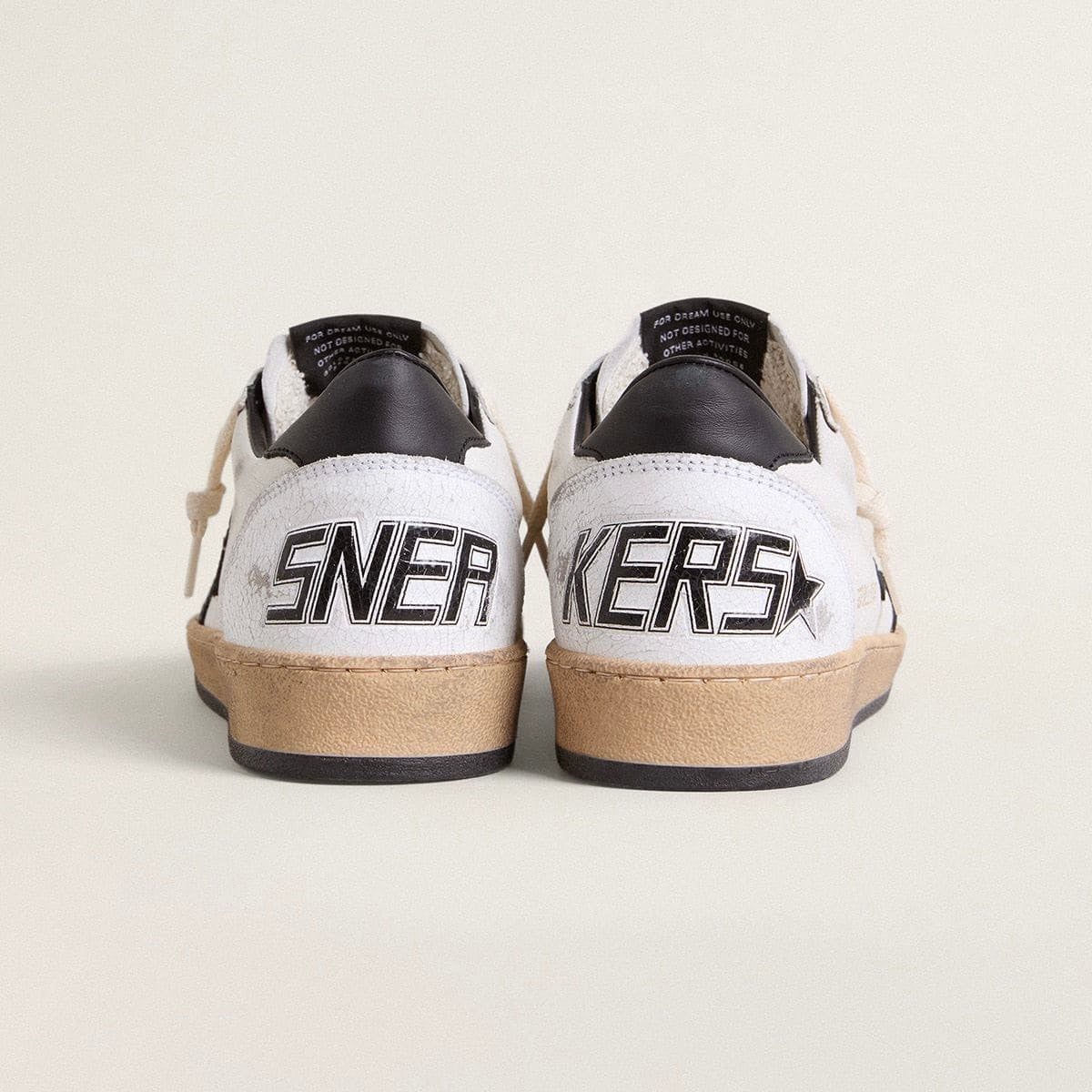 Golden Goose Ball Star in nappa with black star and black heel tab(Men)