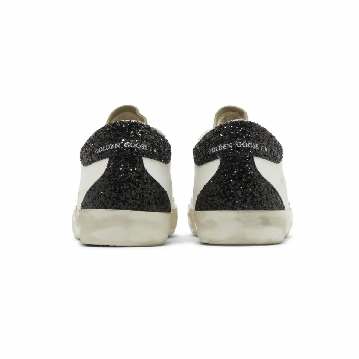 Golden Goose Super-Star White Mauve Pink Glitter(Women's)
