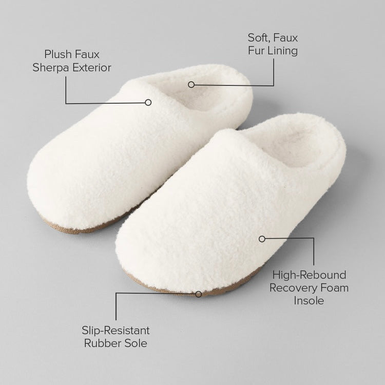 Alo Slipper Sherpa Recovery 'Ivory'