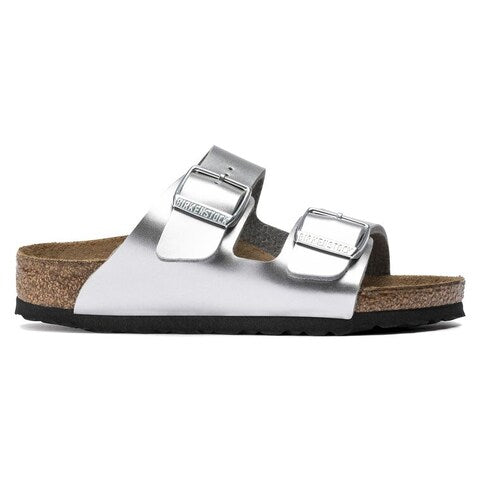 Birkenstock Arizona Children's
Percoflor - Electroplated Silver with a Metallic Sheen