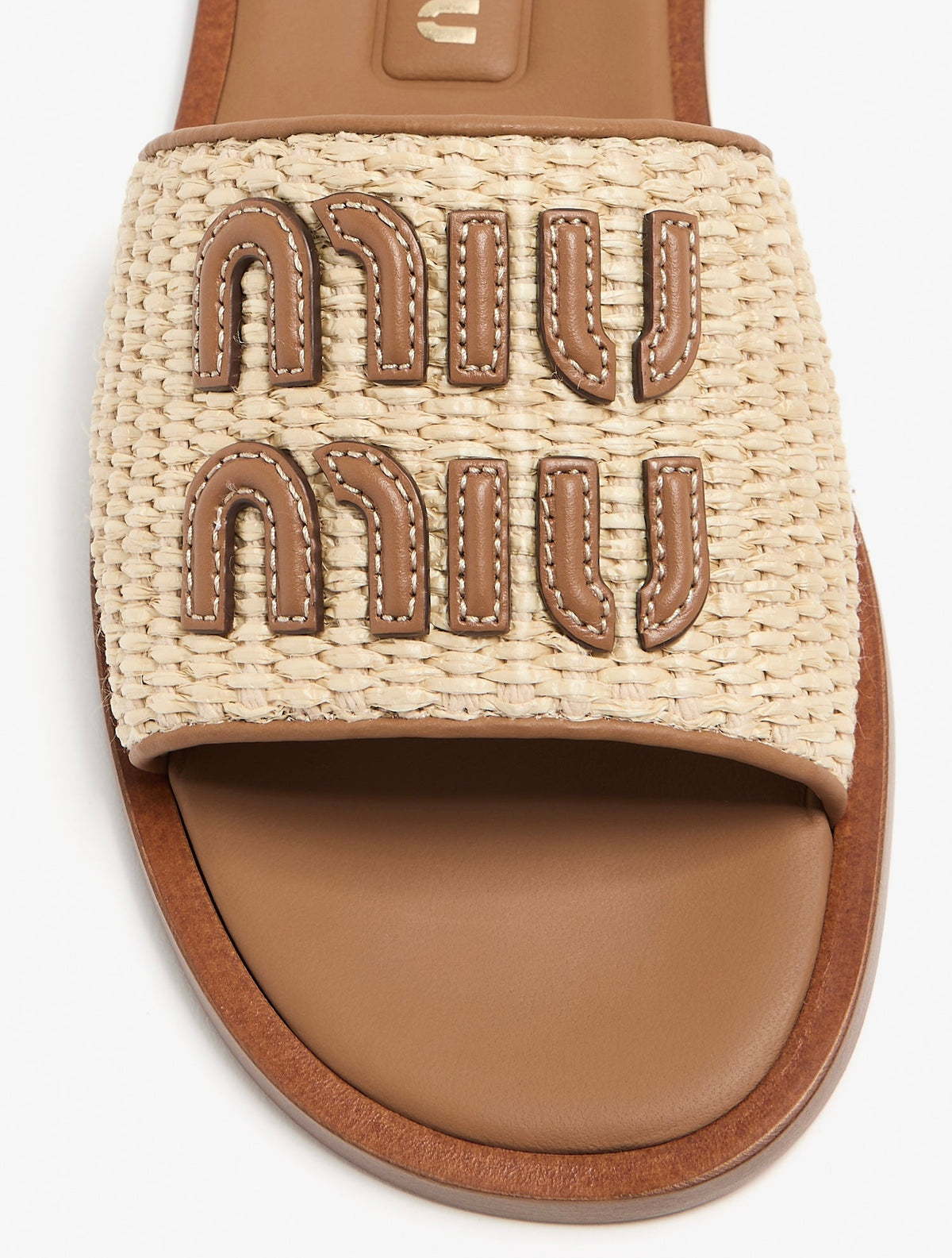 Miu Miu Wmns Slide 'Beige Brandy'