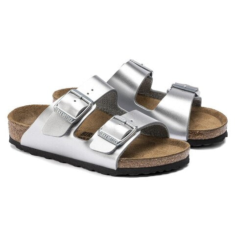 Birkenstock Arizona Children's
Percoflor - Electroplated Silver with a Metallic Sheen