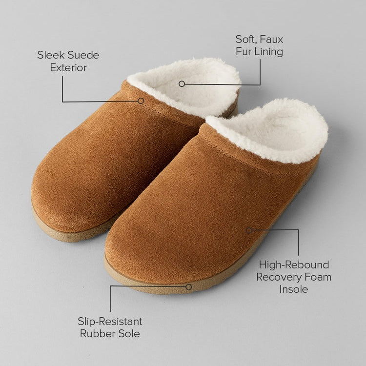 Alo Slipper Sherpa Recovery 'Saddle/Ivory'