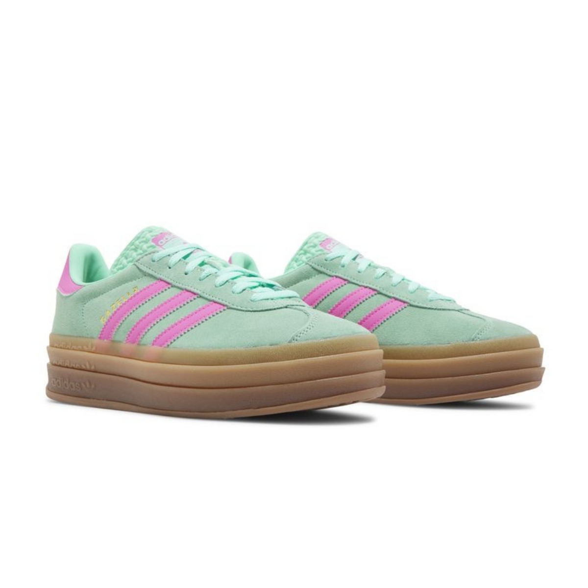 Adidas Gazelle Bold – Pulse Mint Screaming Pink