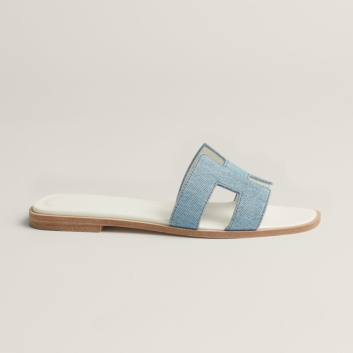 Hermès Oran sandal 'bleu clair'