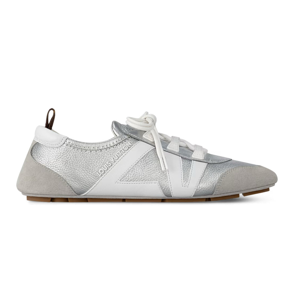 Louis Vuitton LV Sneakerina Metallic grained calf leather