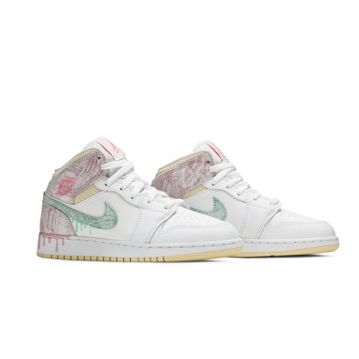 Nike Air Jordan 1 Mid SE GS 'Ice Cream