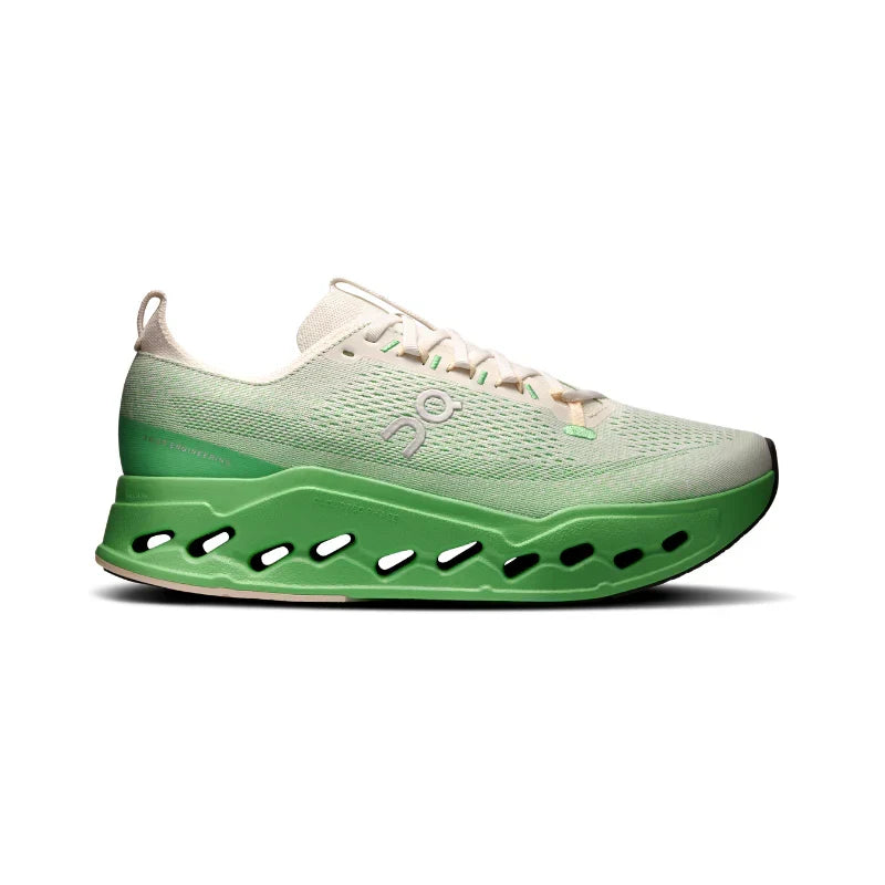 On Running Cloudsurfer max mens ivory honeydew