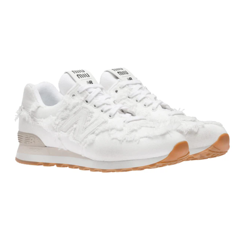New Balance x Miu Miu 574 'Denim - White'