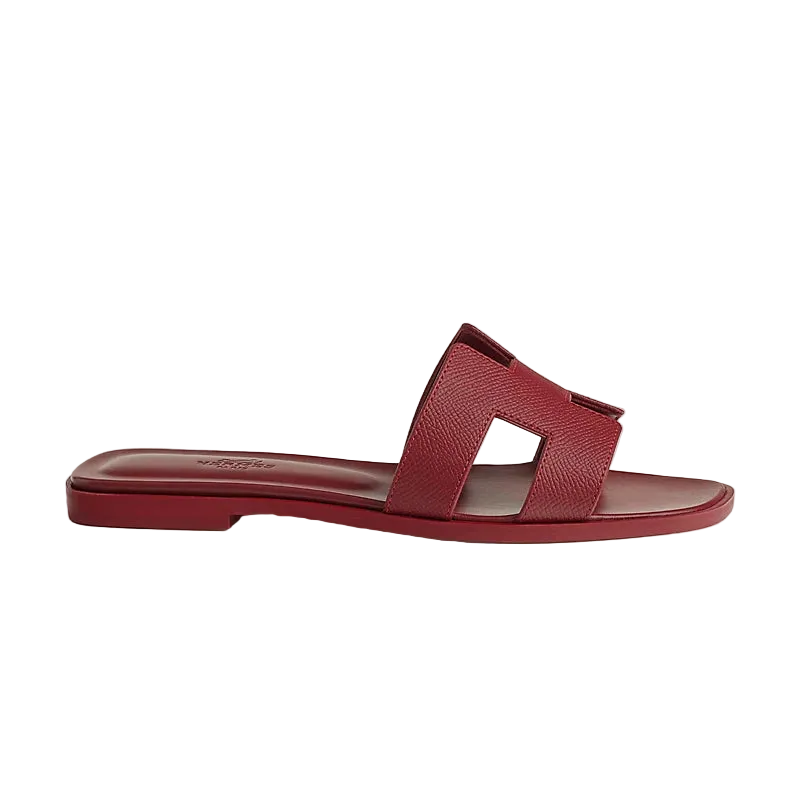 Hermès Oran sandal 'Rouge H'