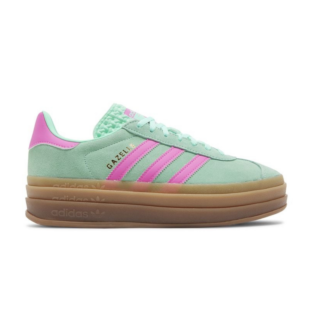 Adidas Gazelle Bold – Pulse Mint Screaming Pink