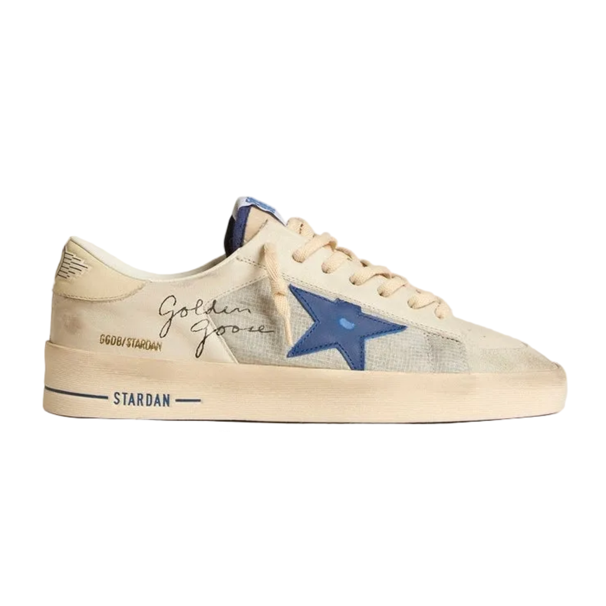 Golden Goose Super-Star Stardan 'Ivory Blue Star'(Men's)