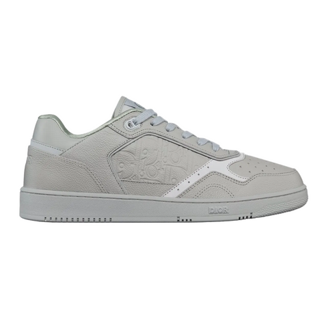 Dior B27 Uptown Low-Top Sneaker Gray Grained Calfskin and Gray Dior Gravity Leather