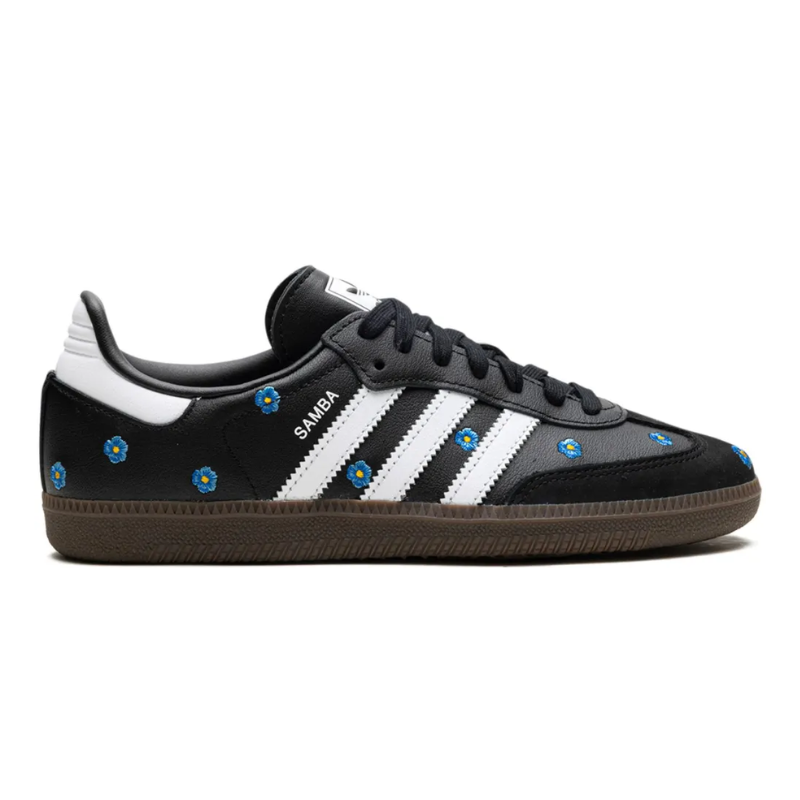 Adidas Samba Light Blue Floral Core Black
