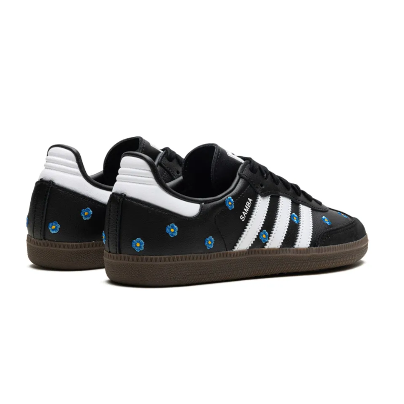 Adidas Samba Light Blue Floral Core Black