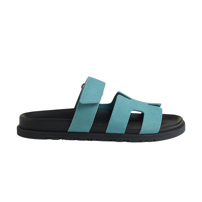 Hermès Chypre sandal 'Blue/Mineral'