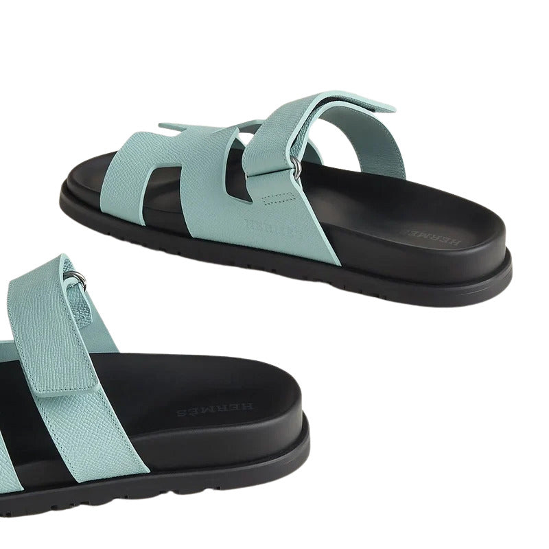 Hermès Chypre sandal 'bleu cristaux'